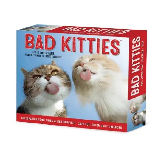 Willow Creek Press 2026 Bad Kitties Box Calendar image {6}