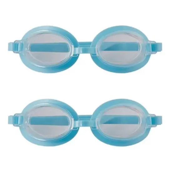 Summer Waves 8 Ft x 30 Inch Backyard Kiddie Splash Inflatable Above Ground Pool with 3D goggles and Ocean Life Floor for Infants, Kids, and Adults image {1}