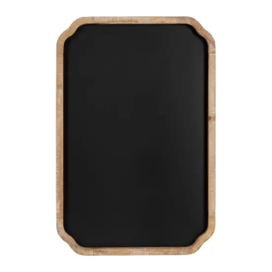Kate & Laurel All Things Decor 20"X30" Marston Wood Framed Chalkboard Brown image {4}