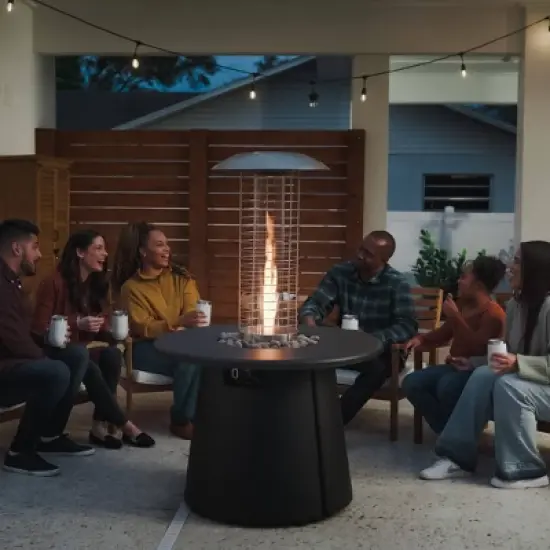 Tiki 40 BTU Propane Outdoor Portable Heater Copper image {3}