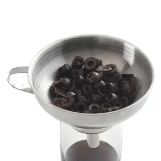 Norpro Heavy Duty Stainless Ssteel Wide Mouth Funnel with Removable Strainer, 5.5-Inch image {3}