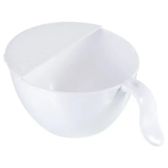 Unique Bargains Kitchen Rice Washing Bowl Strainer Colander Bowl Drain Basket image {8}