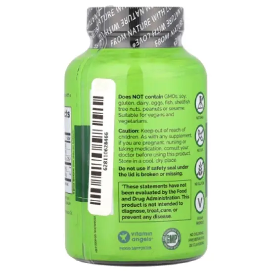 NATURELO Vegan DHA, Omega-3 from Algae, 120 Vegan Softgels (400 mg per Softgel) image {2}