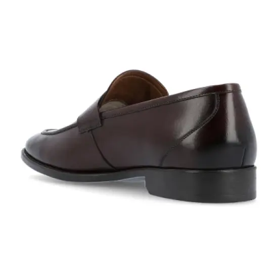 Thomas & Vine Bishop Medium and Wide Width Apron Toe Penny Loafer image {6}