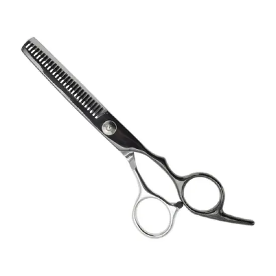 Unique Bargains Electroplating Tooth Shears Hair Cutting Scissors 1 Pc image {7}