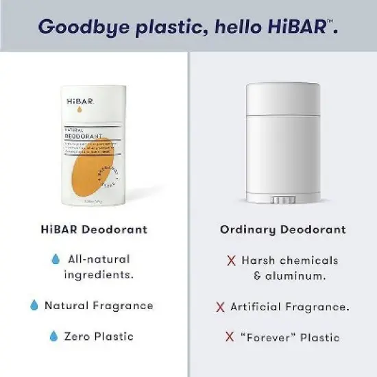 HiBAR Solid Deodorant - Bergamot + Cedar - 2.25oz image {5}