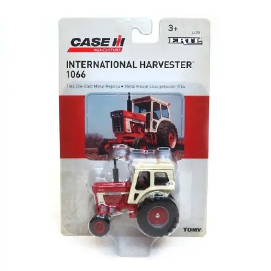 ERTL 1/64 International Harvester 1066 Cab Tractor 44081 image {1}