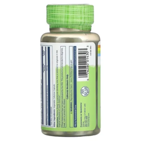Solaray True Herbs, Passion Flower, 100 VegCaps (350 mg per Capsule) image {2}