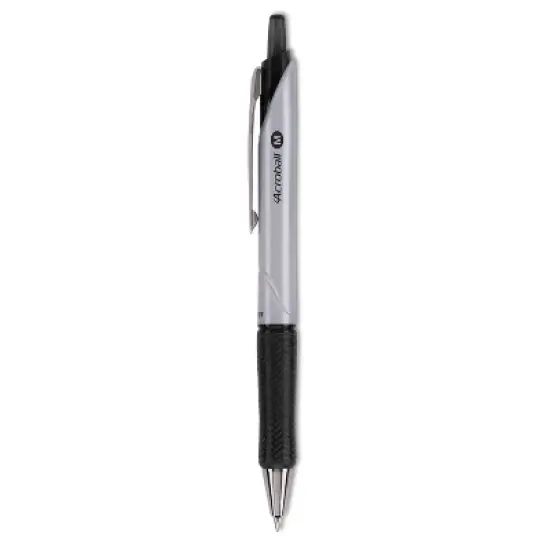 Pilot Acroball Pro Ball Point Retractable Pen Black Ink 1mm Dozen 31910 image {2}