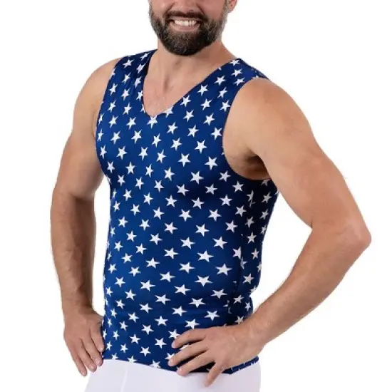 Insta Slim Stars Activewear Sleeveless V- Neck 4VAT0N1 image {3}