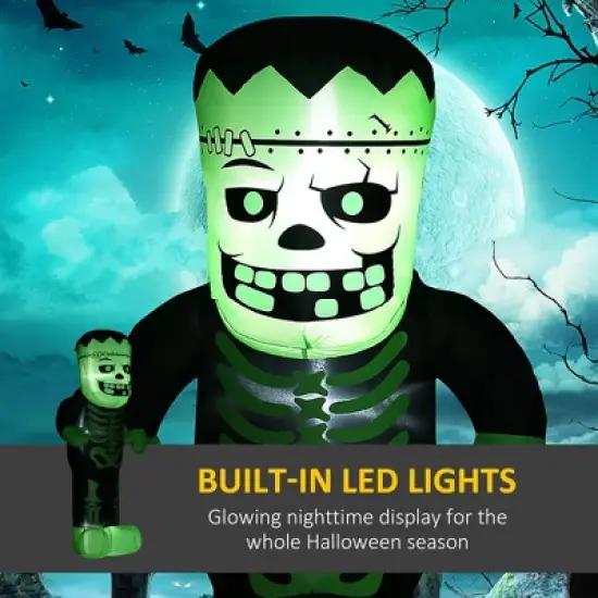 Outdoor Halloween Inflatable Skeleton Frankenstein image {4}