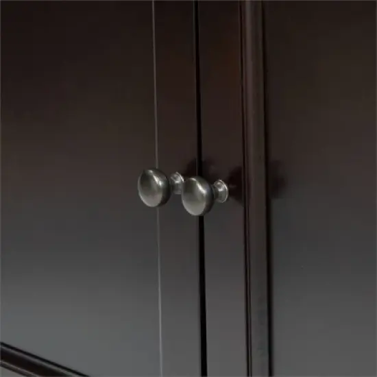 Cassidy Multi-Storage Wood Corner Bookshelf in Espresso - Furniture of America image {5}