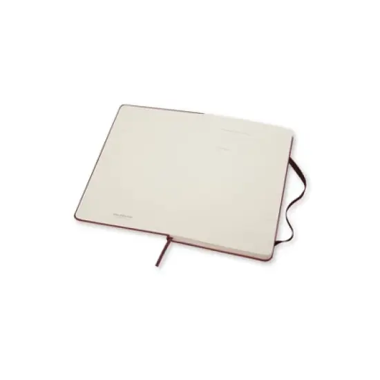 Moleskine 240pg Ruled Large Journal 8.32"x5.12" Classic Hardcover Amaranth Red: Acid-Free Paper, Elastic Closure, Pocket image {3}