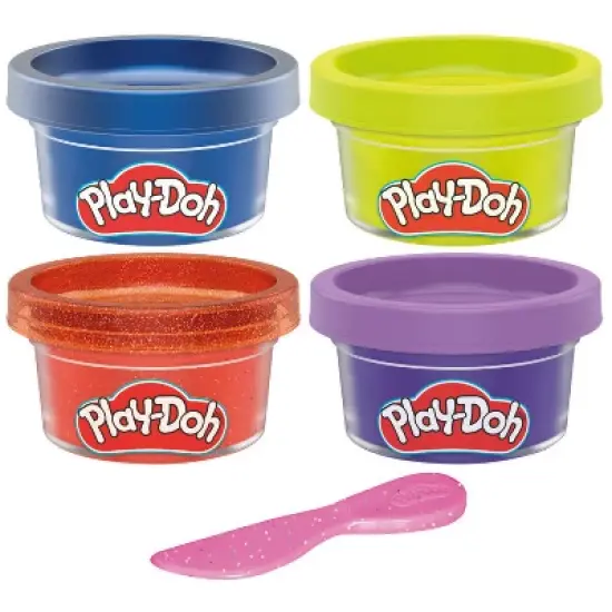 Play-Doh Mini Monster Colors 4- 1oz Tubs Pack image {1}