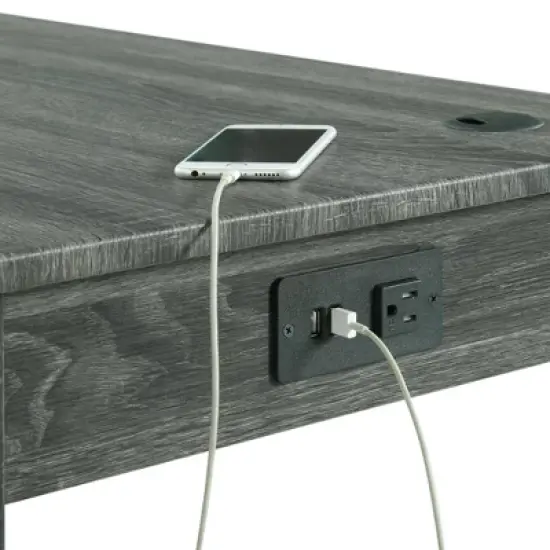 Draven Desk & Chair with USB Dark - Picket House Furnishings image {12}