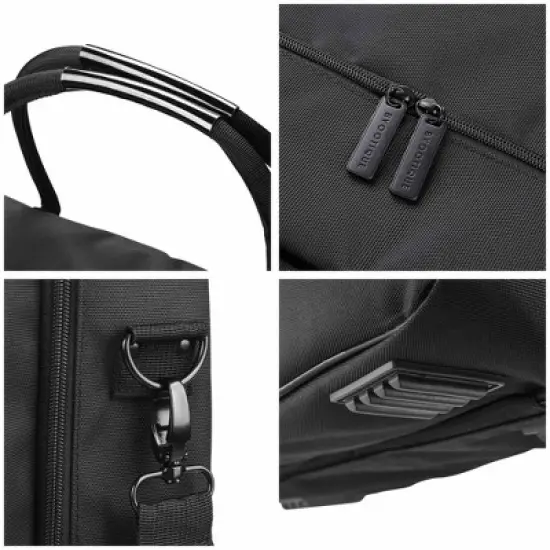 Byootique Makeup Bag Soft Sided Cosmetic Train Case 2 Layer Hangbag 4 Pouches image {2}