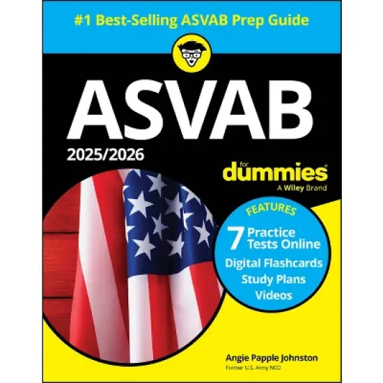 2025/2026 ASVAB for Dummies - 14th Edition by  Angie Papple Johnston (Paperback) image {1}