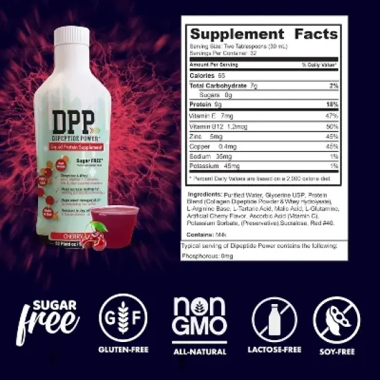 Dipeptide Power Cherry (32 oz) image {3}