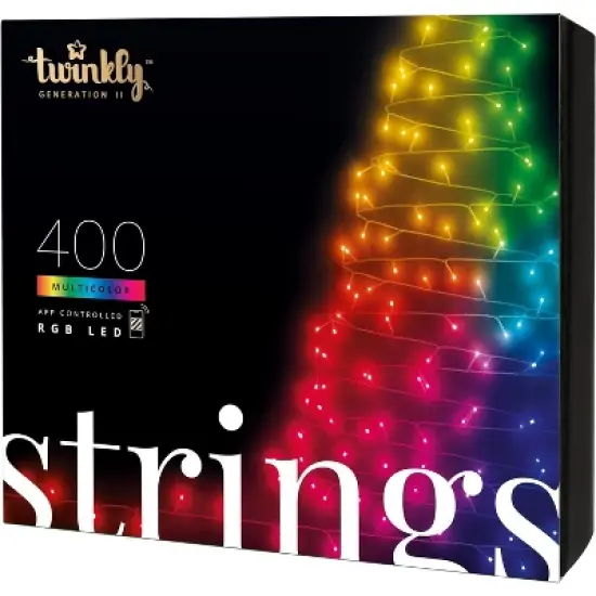 Twinkly Strings App-Controlled LED Christmas Lights Indoor and Outdoor Smart Lighting Decoration image {9}