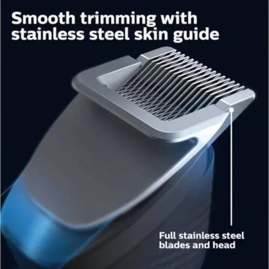 Philips Norelco Series 9000 Beard & Hair Men's Rechargeable Electric Trimmer - BT9810/40 image {6}