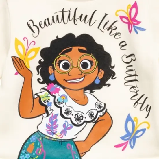 Disney Encanto Mirabel Luisa Isabela Girls Pullover Fleece Sweatshirt and Leggings Outfit Set Little Kid image {6}