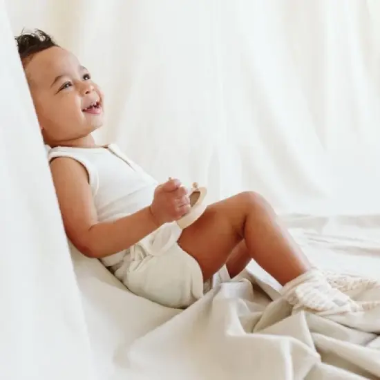 Goumikids Toddler Viscose + Organic Cotton Terry Tank Top image {2}