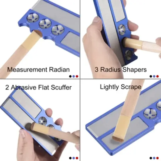 Unique Bargains Billiard Pool Cue Tip Shaper Aluminum Multifunction Cue Stick Tip Burnisher Repair Tool Accessory for Snooker image {2}