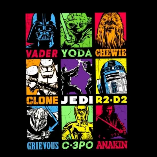 Boy's Star Wars Pop Character Bingo T-Shirt image {1}