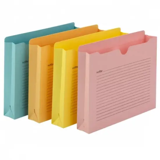 Smead Notes File Jacket, Letter Size, 2" Expansion, Assorted Colors, 12 Per Pack (75694) image {4}