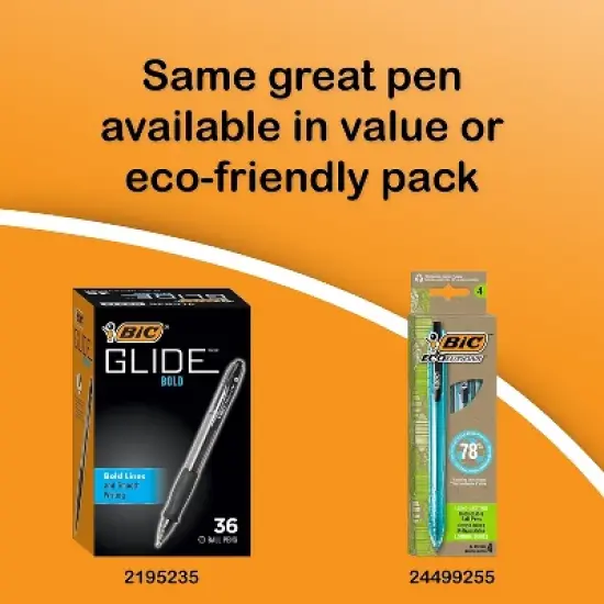 BIC Velocity Retractable Ballpoint Pens Bold Point Black Ink 859025 image {3}