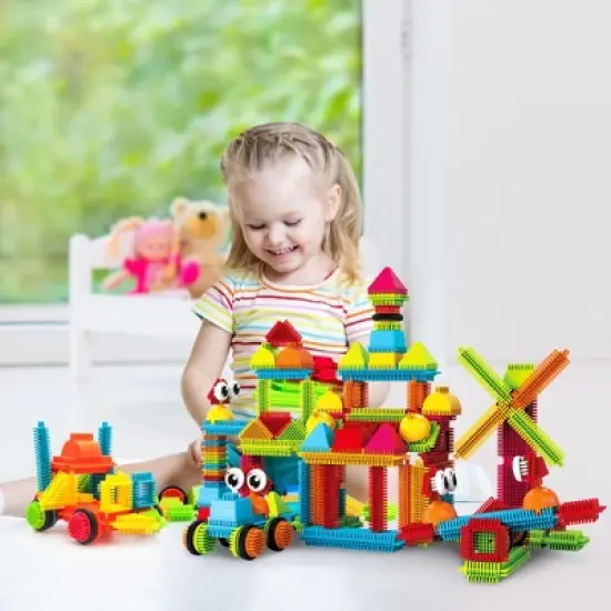 PICASSO-TILES Building Blocks Set for Kids, 120PCS Hedgehog Construction STEM Educational Toy image {2}