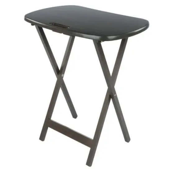 5pc Set Lucca Snack Tables Oyster Gray - Winsome image {8}