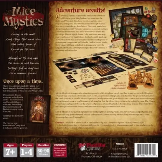 Plaid Hat Mice & Mystics Board Game image {1}