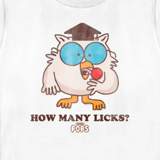 Women's Tootsie Pop Mr. Owl How Many Licks T-Shirt image {1}