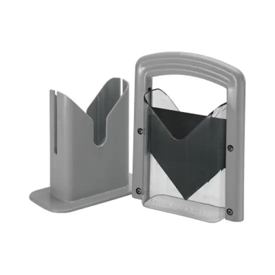 Winco BGS-1 Handheld Bagel Slicer / Miter 7"L x 3.5"W x 9"H image {3}