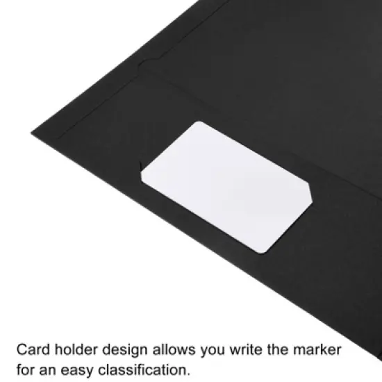 Unique Bargains Office Two-Pocket Letter Files Portfolio Storage Organizer Folders image {3}