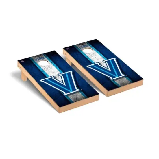 NCAA Villanova Wildcats Premium Cornhole Board Vintage Version image {1}