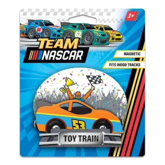 MasterPieces Officially Licensed NASCAR Wooden Toy Train Engine For Kids image {2}