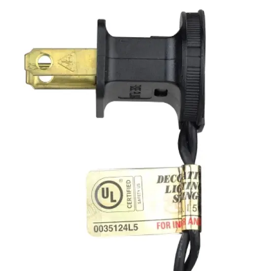 Northlight Mini Incandescent Halloween Lights - Orange - 10' Black Wire - 50ct image {5}