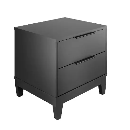 Mackay 2 Drawer Easy Glide Modern Nightstand - Boyd Sleep Eco Dream image {5}