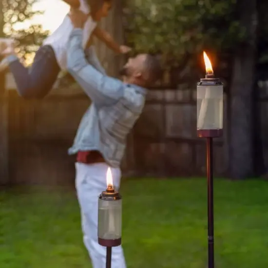 Mixed Material Glass Torch - TIKI image {3}