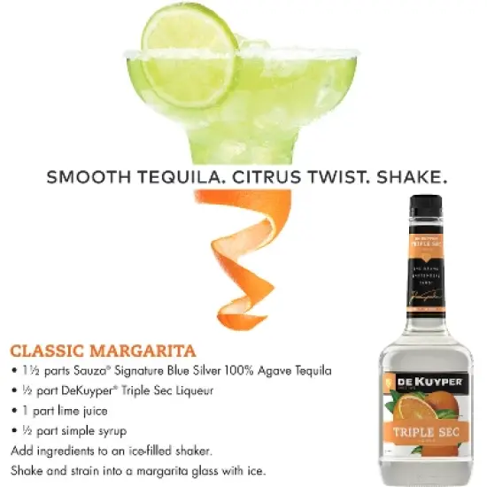 DeKuyper Triple Sec Liqueur - 1L Bottle image {3}