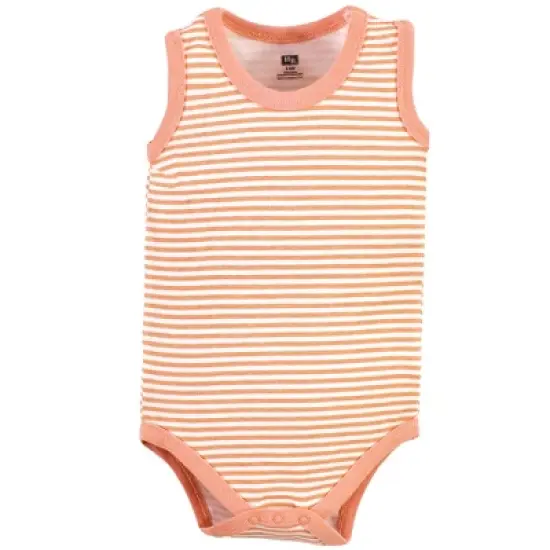 Hudson Baby Infant Boy Cotton Sleeveless Bodysuits, Zoo Animals image {3}
