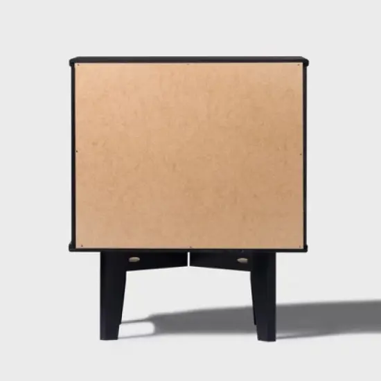 Mid-Century Modern Wood Nightstand - Saracina Home image {4}