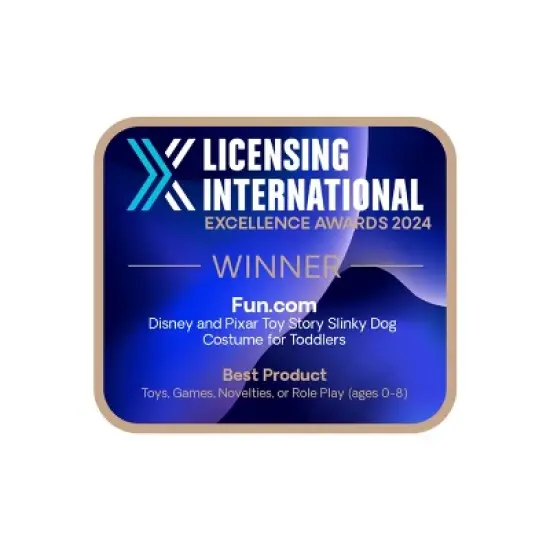 HalloweenCostumes.com 4T   Disney and Pixar Toy Story Toddler Slinky Dog Costume, Yellow/Brown image {4}