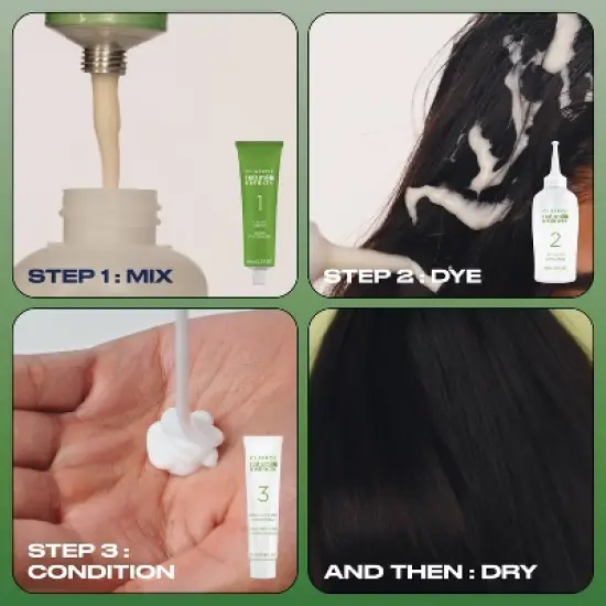 Natural Instincts Clairol Demi-Permanent Hair Color Cream Kit - Black image {4}