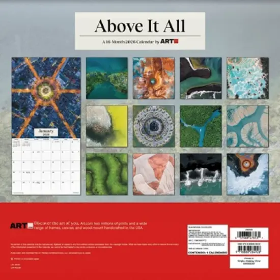 Trends International 2026 Above it All 12"x12" Wall Calendar image {3}