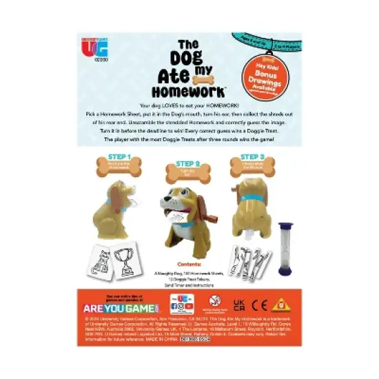 University Games The Dog Ate My Homework Board Game image {2}