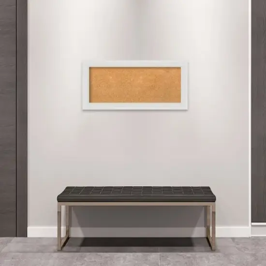 Amanti Art Flair Framed Corkboard, Natural Cork image {5}