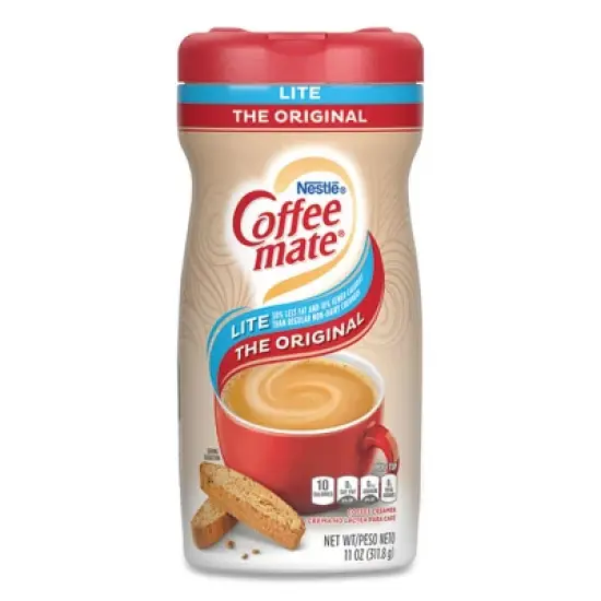 Coffee mate Original Lite Powdered Creamer, 11oz Canister image {4}